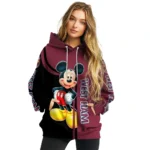 West Ham United Mickey Mouse Claret Black Hoodie Best Selling