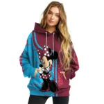 West Ham United Minnie Mouse Claret Hoodie Best Selling