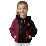 West Ham United Monogram Pattern Claret Hoodie Best Selling