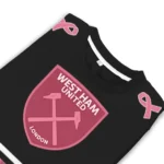 West Ham United Pink Ribbon Black Pink Sweater Best Selling