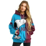 West Ham United Playful Snoopy Claret Hoodie Best Selling