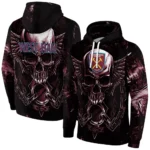 West Ham United Skull Artwork Claret Black Hoodie Best Selling