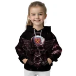 West Ham United Skull Artwork Claret Black Hoodie Best Selling