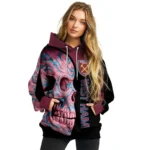 West Ham United Skull Motif Claret Black Hoodie Best Selling