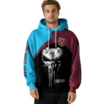West Ham United Skull Punisher Black Hoodie Best Selling