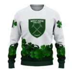 West Ham United St Patrick White Sweater Best Selling
