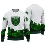 West Ham United St Patrick White Sweater Best Selling