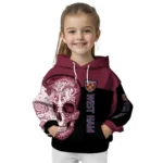 West Ham United Sugar Skull Claret Black Hoodie Best Selling