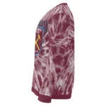 West Ham United Tie Dye Designs Claret Sweater Best Selling
