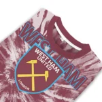 West Ham United Tie Dye Designs Claret Sweater Best Selling