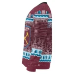 West Ham United Tree Pattern Claret Sweater Best Selling