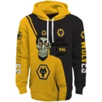 Wolverhampton Wanderers Achmed Skull Old Gold Hoodie Best Selling