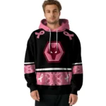 Wolverhampton Wanderers Awareness Ribbon Black Pink Hoodie Best Selling