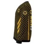 Wolverhampton Wanderers Circles Mesh Old Gold Black Sweater Best Selling