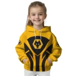 Wolverhampton Wanderers Concentric Lines Old Gold Hoodie Best Selling