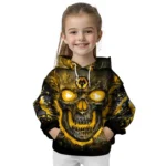 Wolverhampton Wanderers Demonic Skull Old Gold Black Hoodie Best Selling