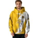 Wolverhampton Wanderers Dynamic Slash Old Gold White Hoodie Best Selling