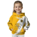 Wolverhampton Wanderers Dynamic Slash Old Gold White Hoodie Best Selling