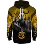 Wolverhampton Wanderers Halloween Vibes Old Gold Black Hoodie Best Selling