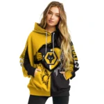 Wolverhampton Wanderers Heartbeat Graphic Old Gold Hoodie Best Selling