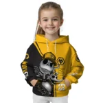 Wolverhampton Wanderers Jack Skellington Old Gold Hoodie Best Selling