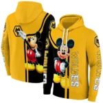 Wolverhampton Wanderers Mickey Mouse Old Gold Black Hoodie Best Selling