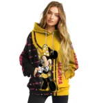 Wolverhampton Wanderers Minnie Mouse Old Gold Hoodie Best Selling