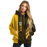 Wolverhampton Wanderers Monogram Pattern Old Gold Hoodie Best Selling