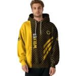 Wolverhampton Wanderers Monogram Pattern Old Gold Hoodie Best Selling