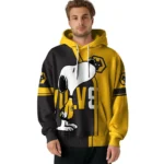 Wolverhampton Wanderers Playful Snoopy Old Gold Hoodie Best Selling