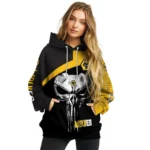 Wolverhampton Wanderers Skull Punisher Black Hoodie Best Selling