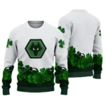 Wolverhampton Wanderers St Patrick White Sweater Best Selling