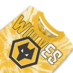 Wolverhampton Wanderers Tie Dye Designs Old Gold Sweater Best Selling