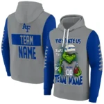Air Force Falcons Hoodie Customized Grinch Fierce Blue Best Selling