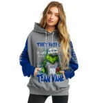 Air Force Falcons Hoodie Customized Grinch Fierce Blue Best Selling