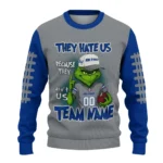 Air Force Falcons Sweater Custom Grinch Fierce Blue Best Selling