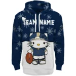 Akron Zips Hoodie Customized Hello Kitty Blue Best Selling