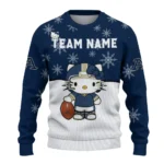 Akron Zips Sweater Custom Hello Kitty Blue Best Selling