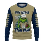 Akron Zips Sweater Personalized Grinch Fierce Blue Best Selling