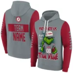 Alabama Crimson Tide Hoodie Custom Grinch Fierce Crimson Best Selling