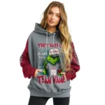 Alabama Crimson Tide Hoodie Custom Grinch Fierce Crimson Best Selling