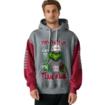 Alabama Crimson Tide Hoodie Custom Grinch Fierce Crimson Best Selling