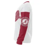Alabama Crimson Tide Sweater Custom Heart Sketch Crimson White Best Selling