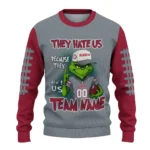 Alabama Crimson Tide Sweater Personalized Grinch Fierce Crimson Best Selling