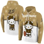Anaheim Ducks Hoodie Customized Hello Kitty Gold Best Selling
