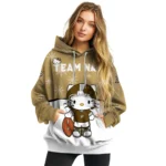 Anaheim Ducks Hoodie Customized Hello Kitty Gold Best Selling