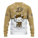 Anaheim Ducks Sweater Custom Hello Kitty Gold Best Selling
