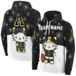 Appalachian State Mountaineers Hoodie Customized Hello Kitty Black Best Selling