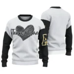 Appalachian State Mountaineers Sweater Custom Heart Sketch Black White Best Selling