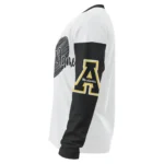 Appalachian State Mountaineers Sweater Custom Heart Sketch Black White Best Selling